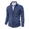 Men's Sweater 2025 Fall/Winter Men's Knitted Top Jacket Slim-fit High-neck Long-sleeved Cardigan