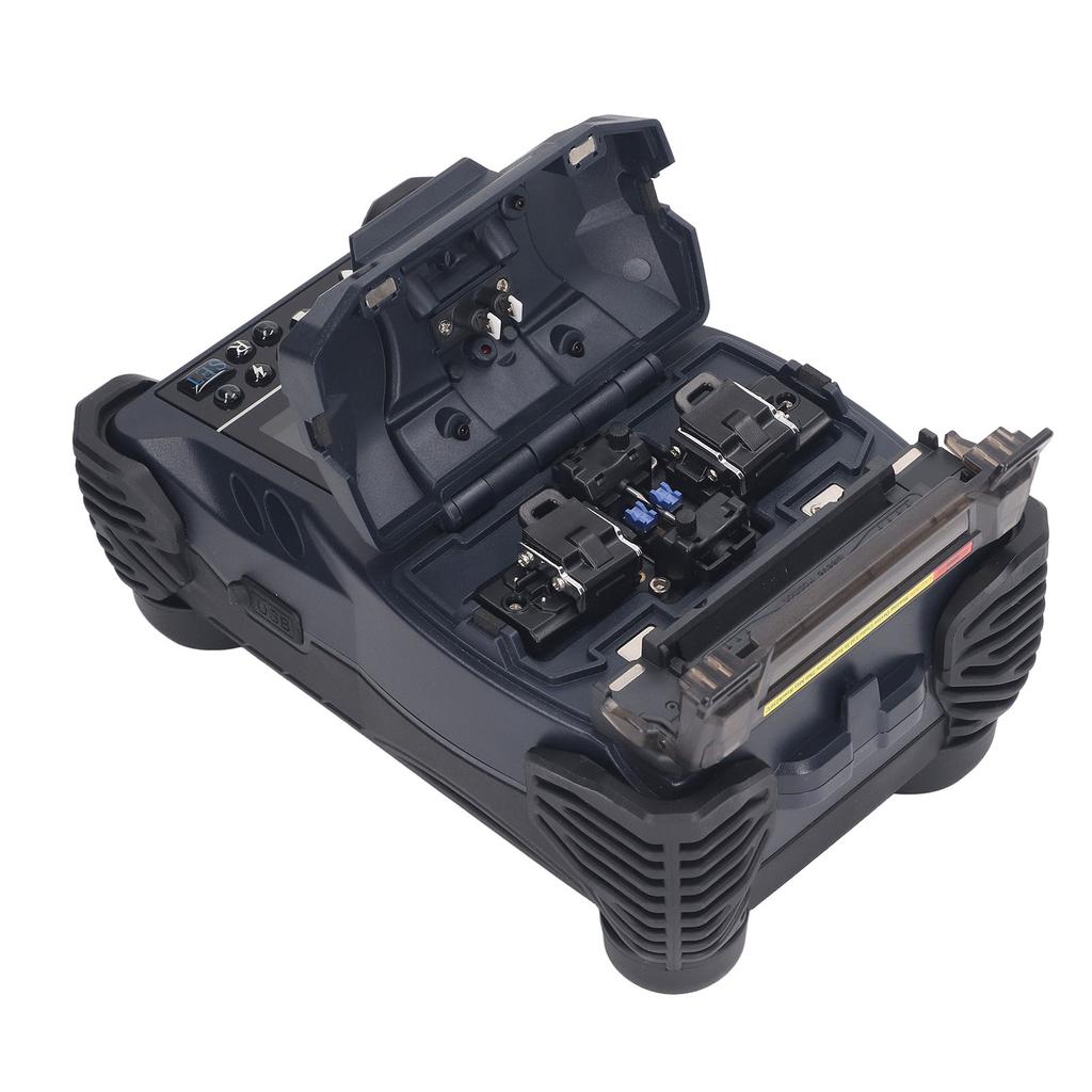 Optical Fiber Fusion Splicer 400X 3.5 Inch LCD Fiber Welding Splicing Machine for Pigtail Jumper Leather Wire 100‑240V
