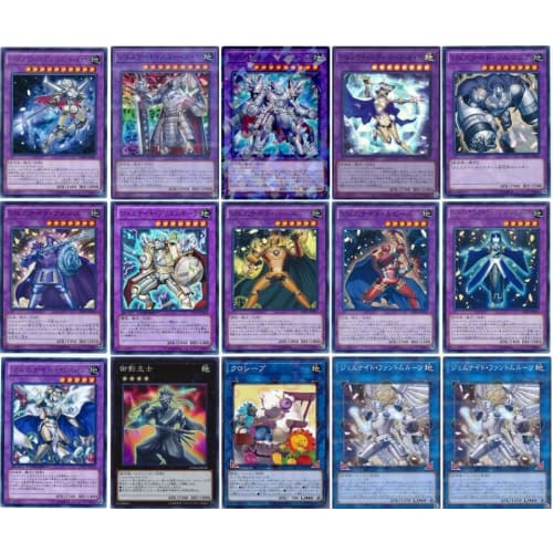 [Deck Sale] Gem-Knight Deck Pre-constructed Deck with Sleeves: Mikage Shishi, Gem-Knight Lumarin, and Gem-Knight Master Dia - Dispersion