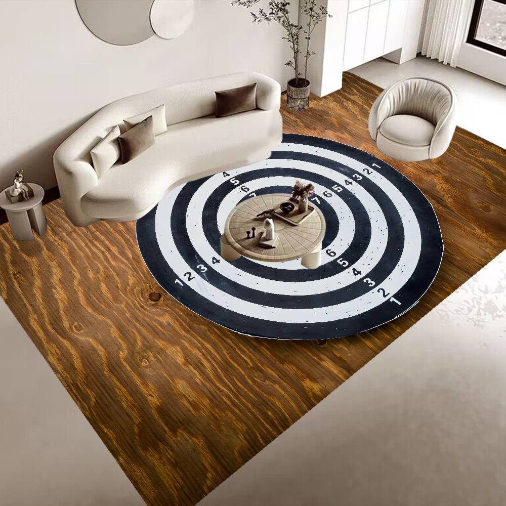 DARTS Dart Board Arrow Target Door Mat Kids Room Bedroom Decoration Balcony Anti-Slip Doormat Living Room Doormat Area Rug