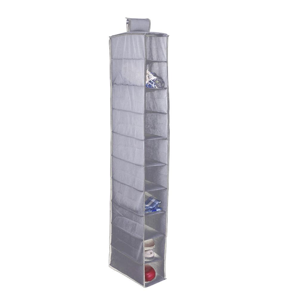 10 Layers Hanging Storage Bag Closet Organizer Wardrobe Organizer Clothes Door Storage Pocket Shoes Hanging Closet Organizer