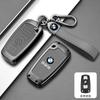 BBKT7 Zinc Alloy Leather Car Smart Key Case Cover for BMW 1 3 5 7 Series X1 X3 X4 X5 F10 F15 F16 F20 F30 F18 F25 M3 M4 E34 Sticker