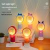 Cartoon Night Light & USB Rechargeable Mini Fan