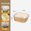 2 Layer Refrigerator Storage Box Vegetable Fruit Box Kitchen Drain Basket Food Multifunction Organizers with Lid Large Capacity