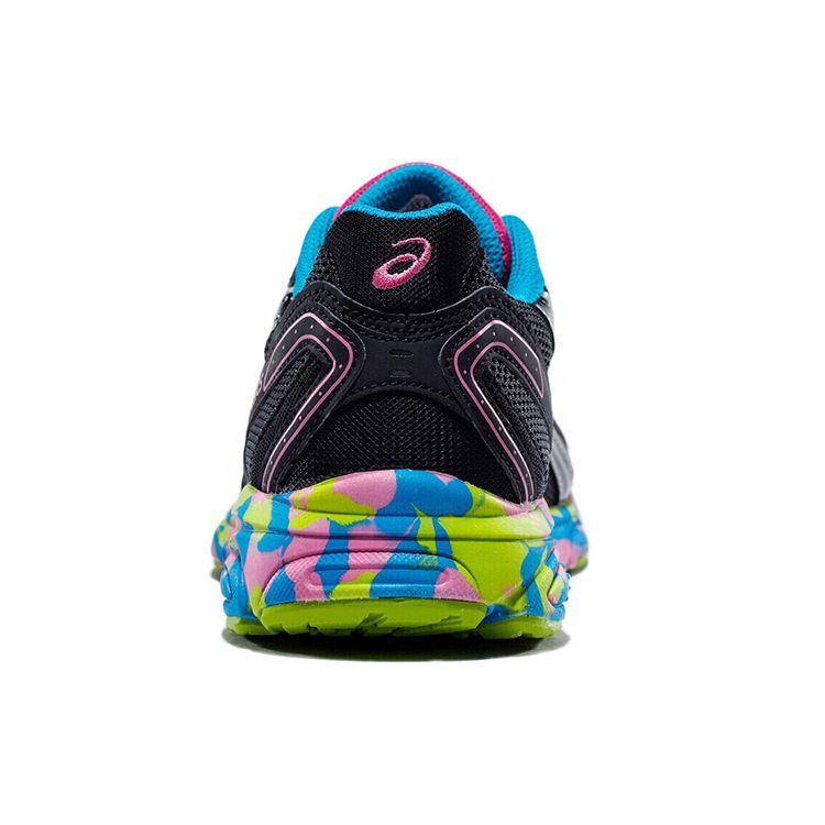 Asics Maverick 2 Comfortable Fabric Low-Top Casual Running Shoes Women Sneaker Black Multicolor T25XQ-9090