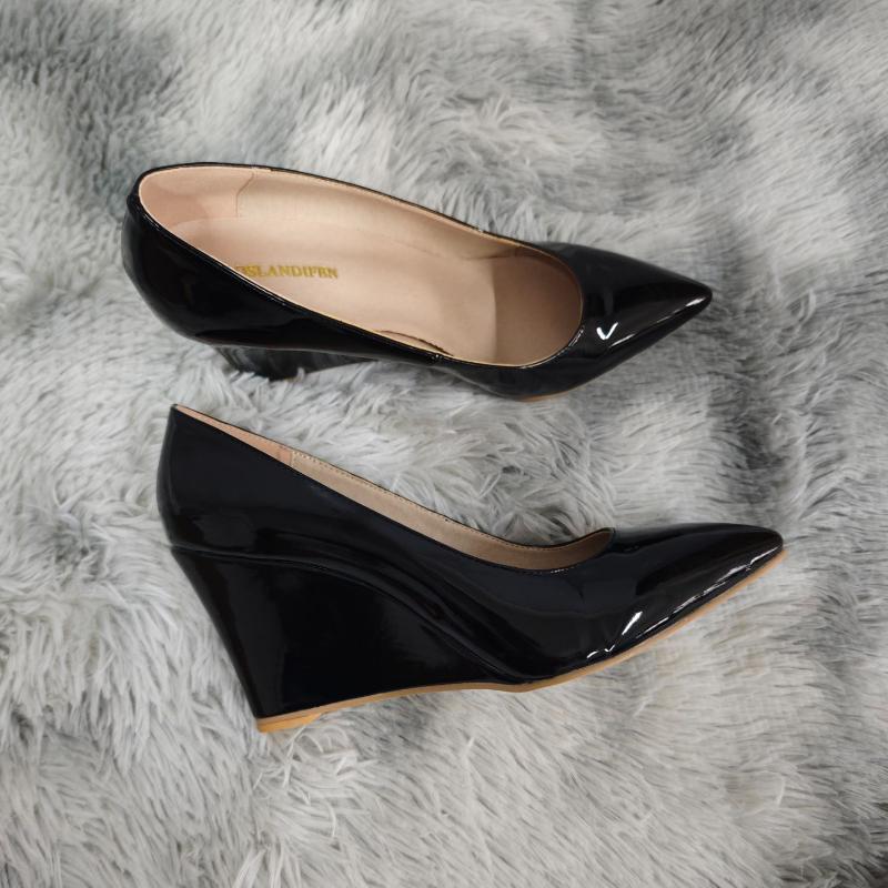 Sexy Stiletto-Pumps mit spitzer Zehenpartie aus Lackleder für Damen, Rot, Büro-Hochzeitsschuhe