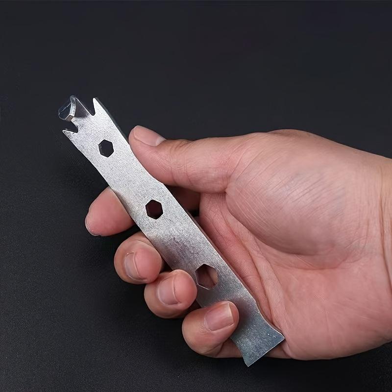 1 Stück Multifunktions-Zaun-Drahtzwirbler, geeignet für T-Pfosten-Clips und Stacheldrahtwerkzeuge, Drahtbefestigungsvorrichtung, Drahtbinde-Hardwarewerkzeug