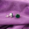 Green Onyx Gemstone 925 Silver Butterfly Stud Post Sisters Gift Earrings Jewelry EE-150-19