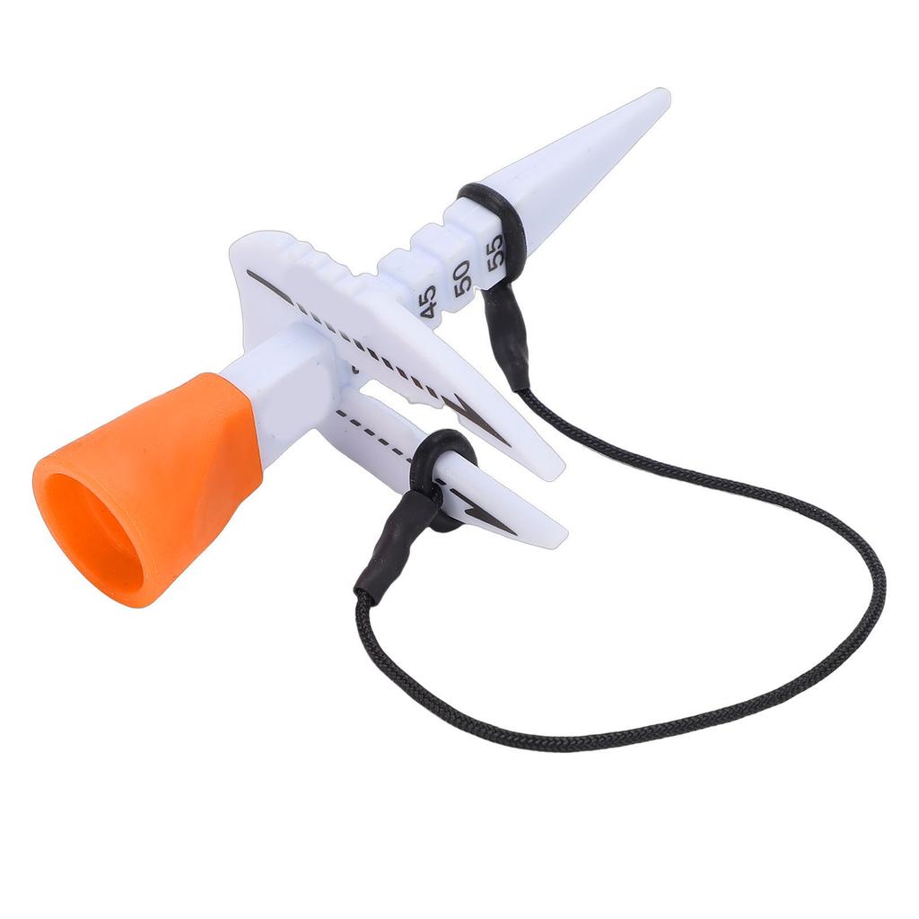 35 to 55mm Height Adjustable Tee with Marker ABS Ball Tee Aiming Direction Practice Accessory for Training Orange