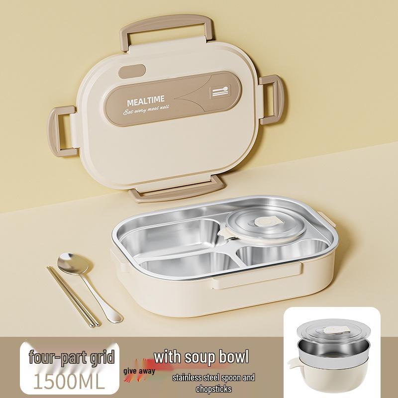 Microwaveable 316 Stainless Steel Insulated Bento Lunch Box for School Girls & Office Workers