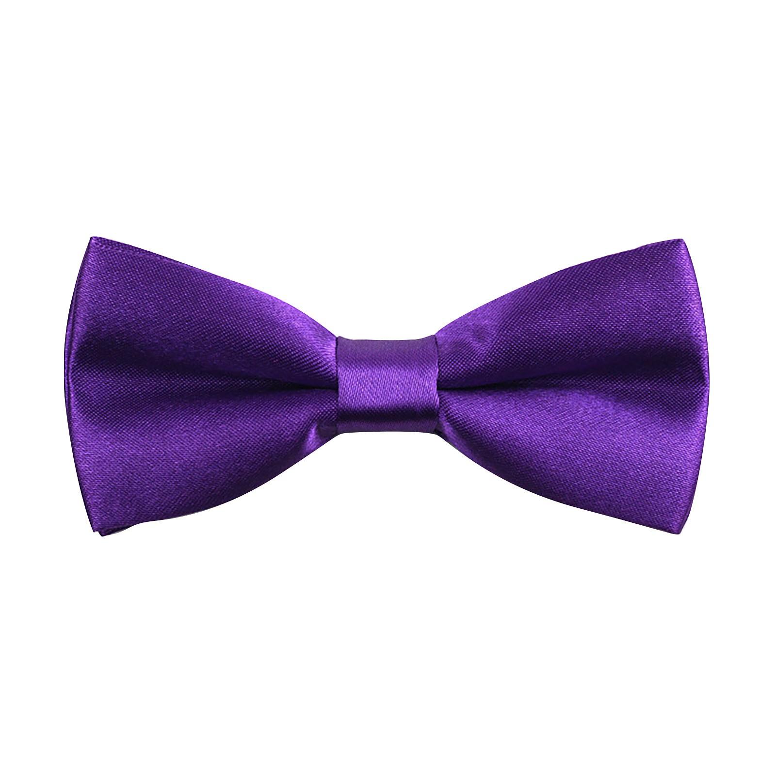 

Регулируемый модный формальный свадебный галстук-бабочка, новинка, смокинг, галстук-бабочка One Size фиолетовый
