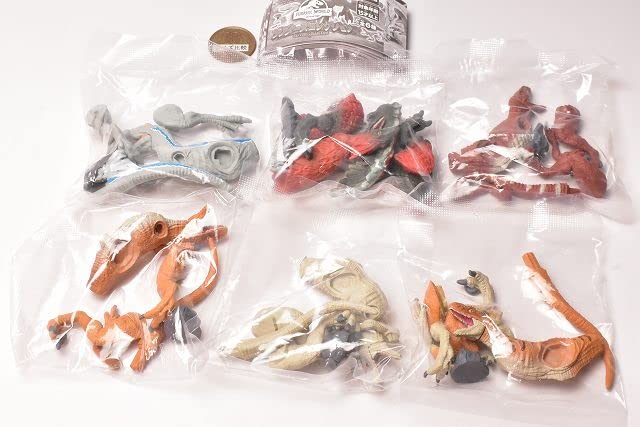 Jurassic Noi Stăpâni Set de Colecție Raptors Lumea Jucăriilor Jucărie Capsulă Gacha [Complet 6]