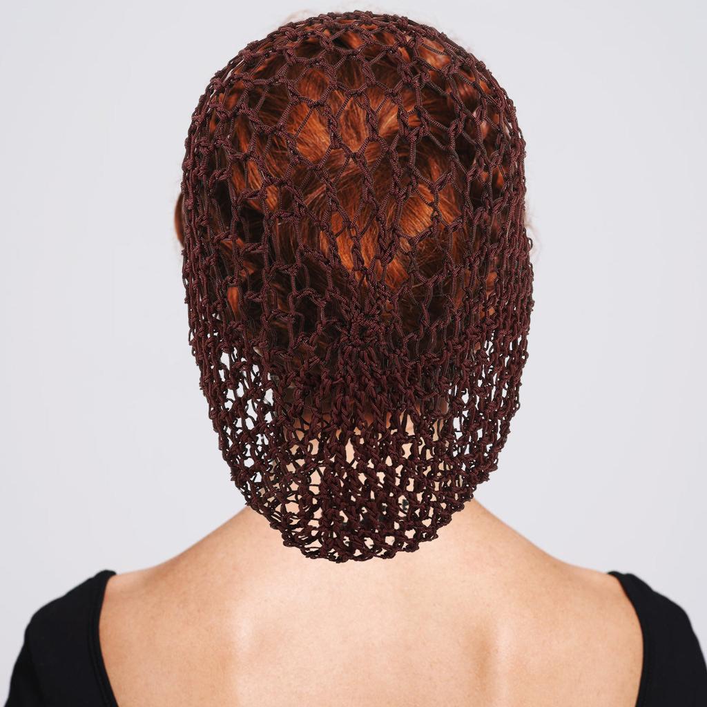 Handmade Crochet Hair Net Snood Women Mesh Wrap Sleep Cap Long Hair Protection Anti- Frizz Prevention Soft Comfortable Fit