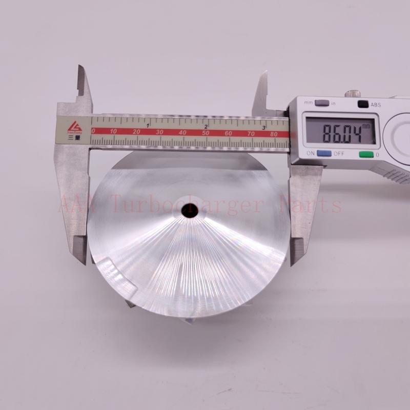 HX40/HX40W Turbo Billet Wheel Compressor Wheel 60x88.6x86mm-backplat-11blades Supplier AAA Turbocharger Parts