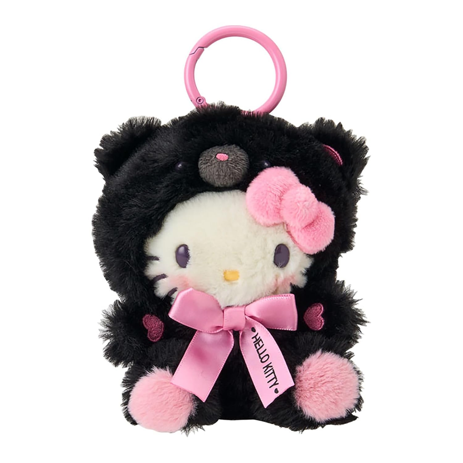 Sanrio Mascot Holder (Makkuro Animals) Hello Kitty Carabiner 386499