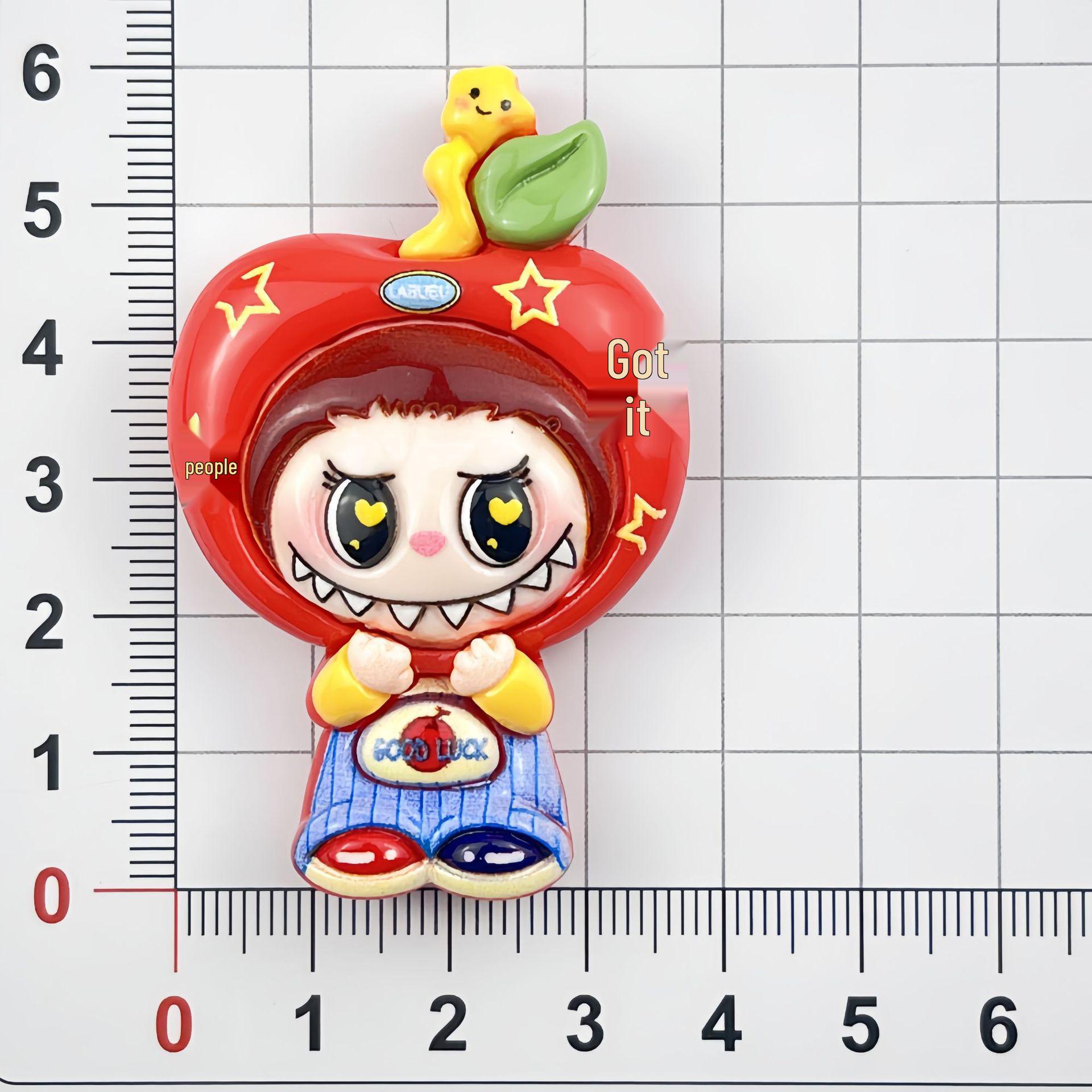 DIY Handmade Resin Cartoon Christmas Figurine Accessories: Hair Clip, Phone Case, Keychain, Magnet, Shoe Buckle Material