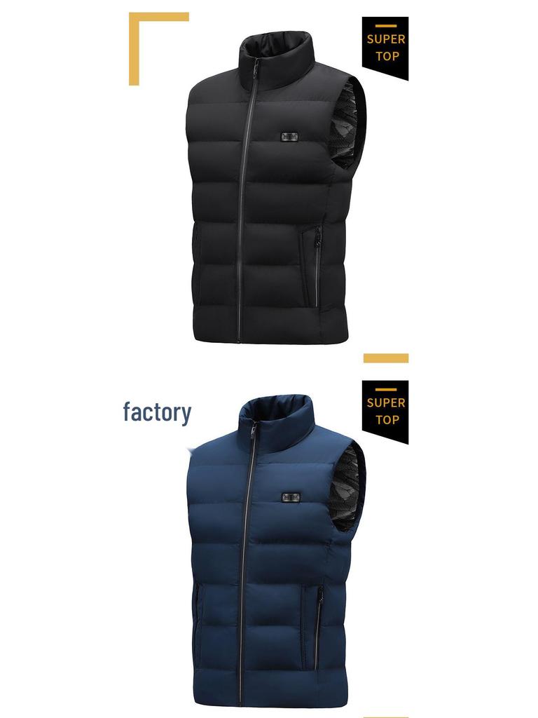 Vestă inteligentă încălzită unisex: Căldură Electrică USB de Iarnă