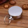 2 Pcs 65cm Retractable Pull Chain Metal Retractable Badge Holder Pull Chain Reel  Education Sector