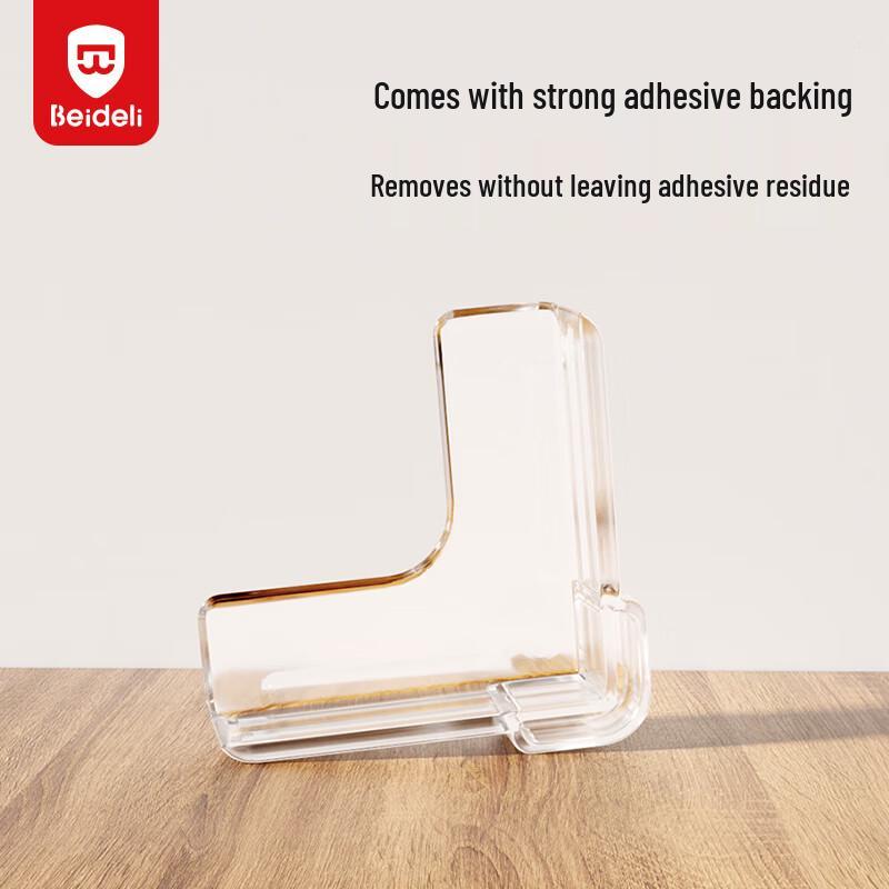 BEIDELI Child Safety Transparent L-Shaped Corner Protectors