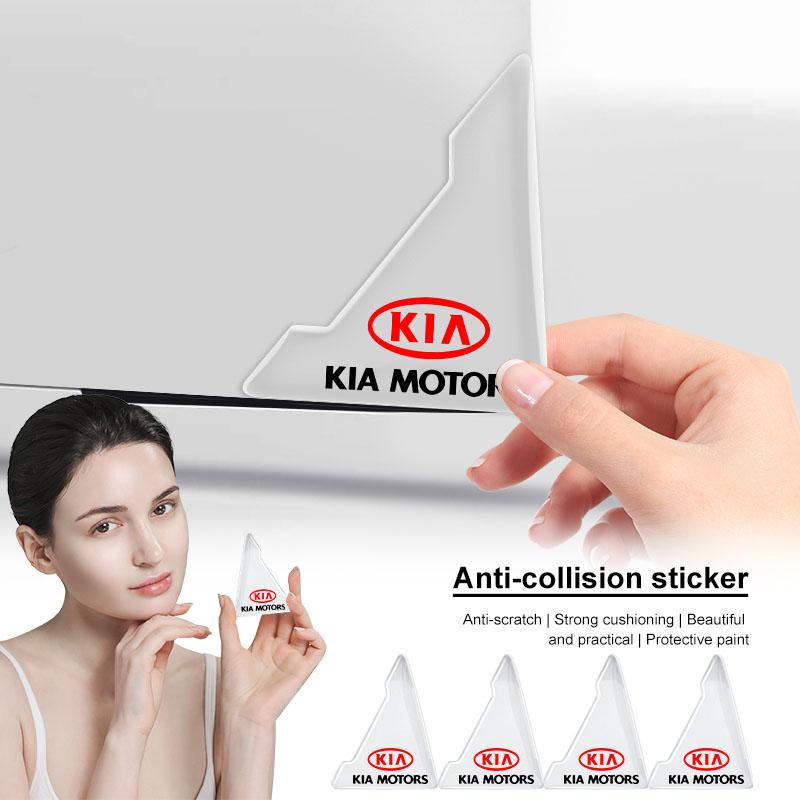 2 buc/set Transparent Protecție Colț Ușă Mașină Autocolant Protecție Anti-Zgârieturi Pentru KIA Sportage Ceed Rio 3 Picanto Proceed Gt Stinger 4 K7