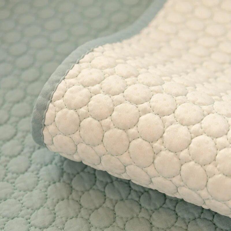 Jacquard Sofa Cover Wash All Cotton Living Room Sofa Cushion New Non-Slip Simplicity Solid Colour Universal Cushion Sofa Cover