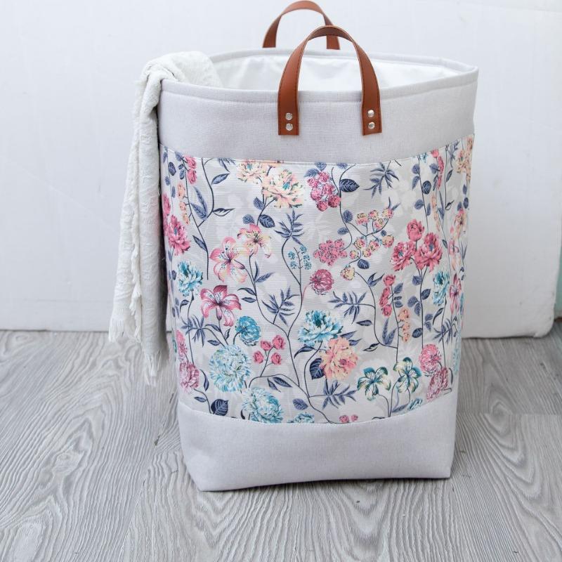 

Тканевые складные игрушкиБытовые корзины для одежды большой вместимостиКорзины для храненияВедра для хранения в ванной и туалетеКорзины для грязного белья Flower Charm