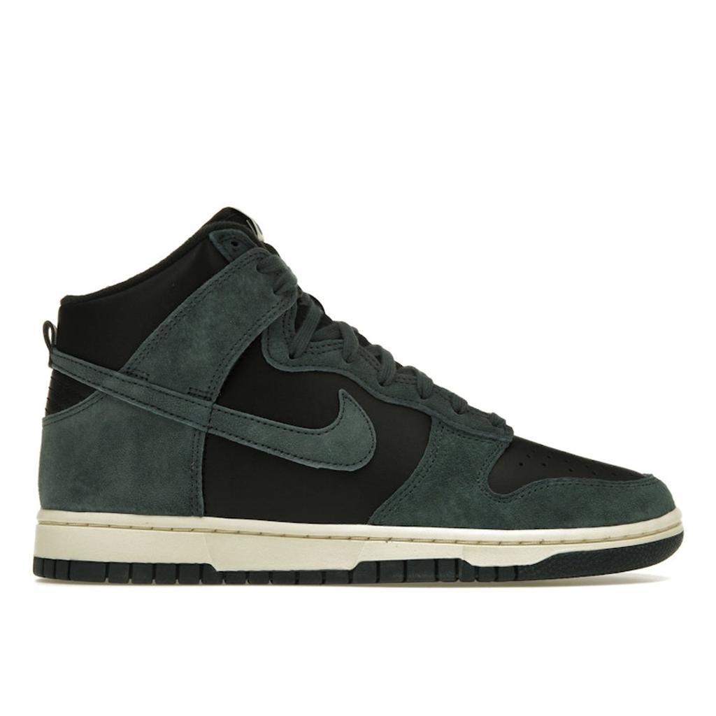 Nike Dunk High Premium Faded Spruce Unisex Sneakers Green Black Light-Cream DQ7679-002