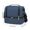 Portable Reusable Lunch Bag Thicken Lunch Box Wide-Open Tote Cooler Bag for Office Work Picnic Travel