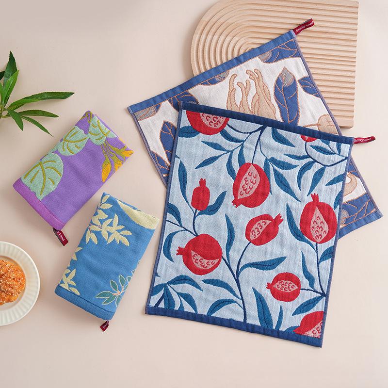 Hand Towels, Kitchen Hand Towels with Loop,Bathroom Hand Towels Hanging,Quick Dry Absorbent Cleaning Cloths