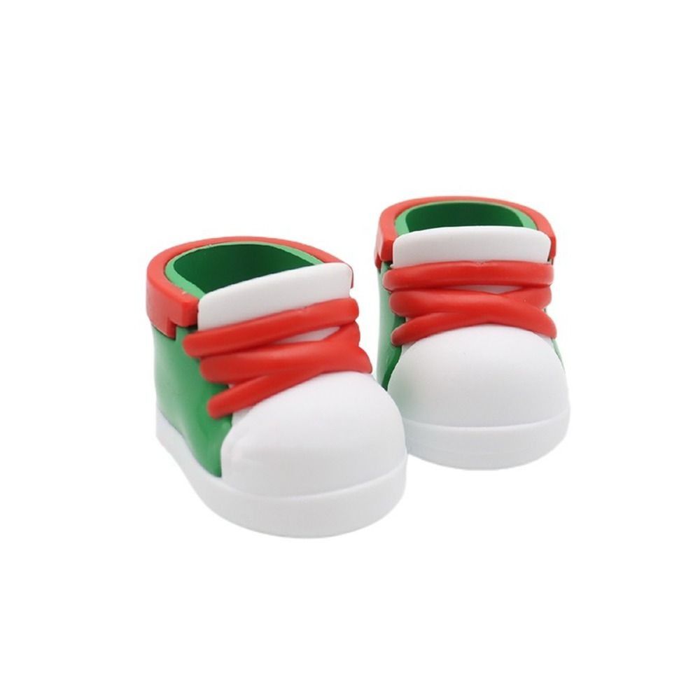 PVC 20cm Cotton Doll Shoe 4.2cm Mini Doll Shoes Hand-made Doll Sneakers  Children Toys