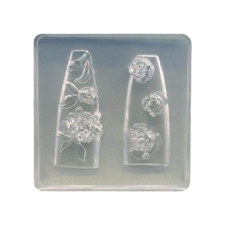 

Силиконовая форма для нейл-арта Цветочная тема Инструмент для тренировки маникюра Профессиональные принадлежности для маникюра Идеально подходит для различных случаев