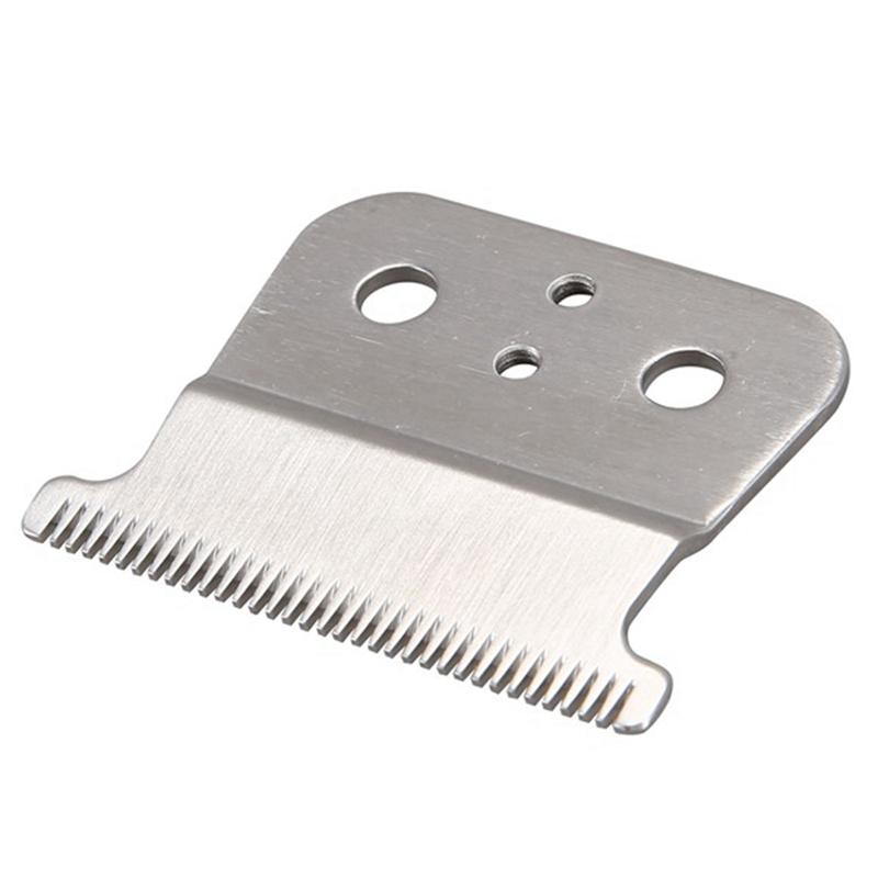 A34R 5X Silver For T Outliner Blade For Andis For T Outliner, For Andis Gtx Blade,White T Blade + Silver Steel Blade