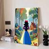 Disney 5D DIY Diamond Painting Snow White Healing Illustration, Embroidered Mosaic Cross Stitch Home Decor Gift Crafts