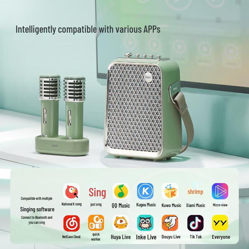 Dotone Portable KTV Bluetooth Speaker Set