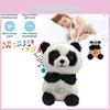 Atmendes Panda-Stofftier für Babys mit Musik und beruhigenden Funktionen für den Komfort von Säuglingen
