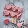 Multicavity Love Heart Chocolate Silicone Mold Candy Biscuit Mould Love Ice Tray Baking Tool Gift Love Fondant Cake Candle Mold