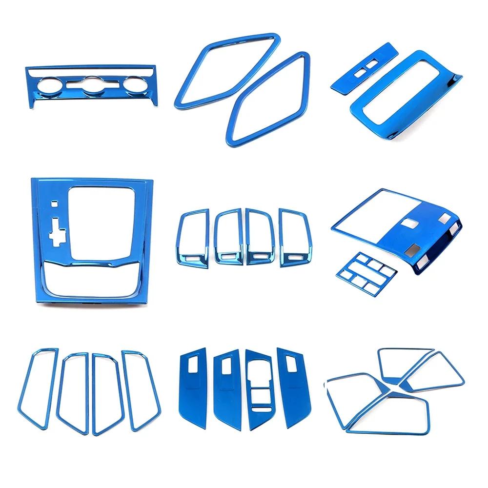 For Skoda Karoq 2017-2024 Car Interior Central Console Part Refit Trim Stainless Steel Accessories Decoration Modify Sticker