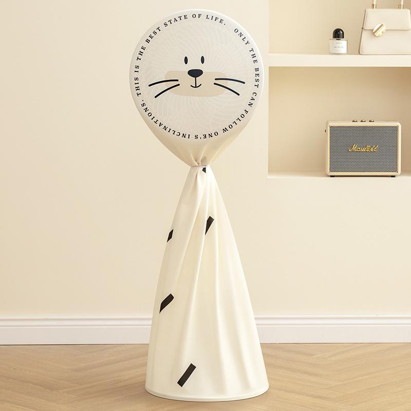 Husă de protecție pentru ventilator de podea, lavabilă, impermeabilă, rezistentă la praf, rotundă, pentru ventilator electric, husă de uz casnic universală pentru depozitare