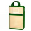 L-shaped A4 file bag, large opening mesh stationery storage bag, large-capacity transparent file bag, school supplies
