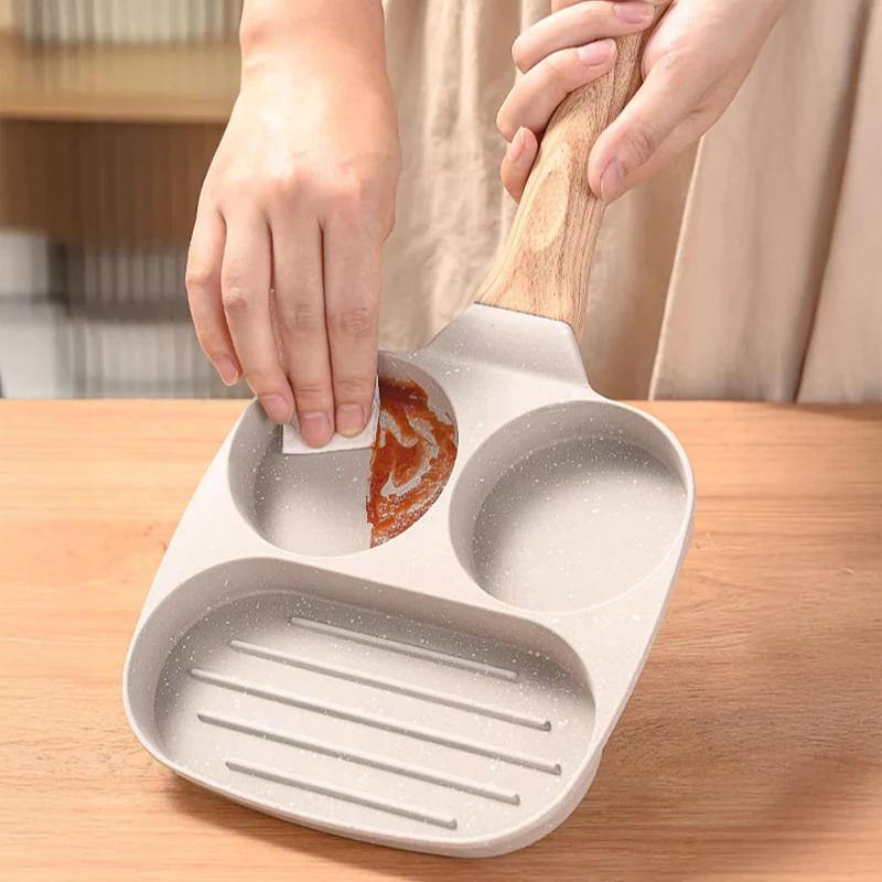 Frying Pot Pan Thickened Pan Non-stick Egg Pancake Steak Pan Cooking Egg Ham Pans Breakfast Maker Cookware Egg Cooker Cookware