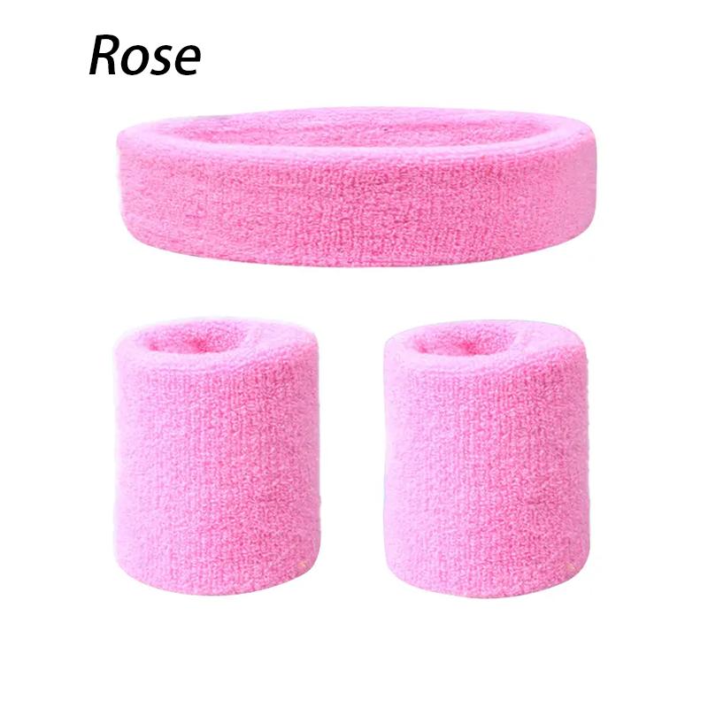 A Set Of Wristband Headband Headband Set For Sports,Sweat Absorbing,Basketball,Headband And Wrist Protection