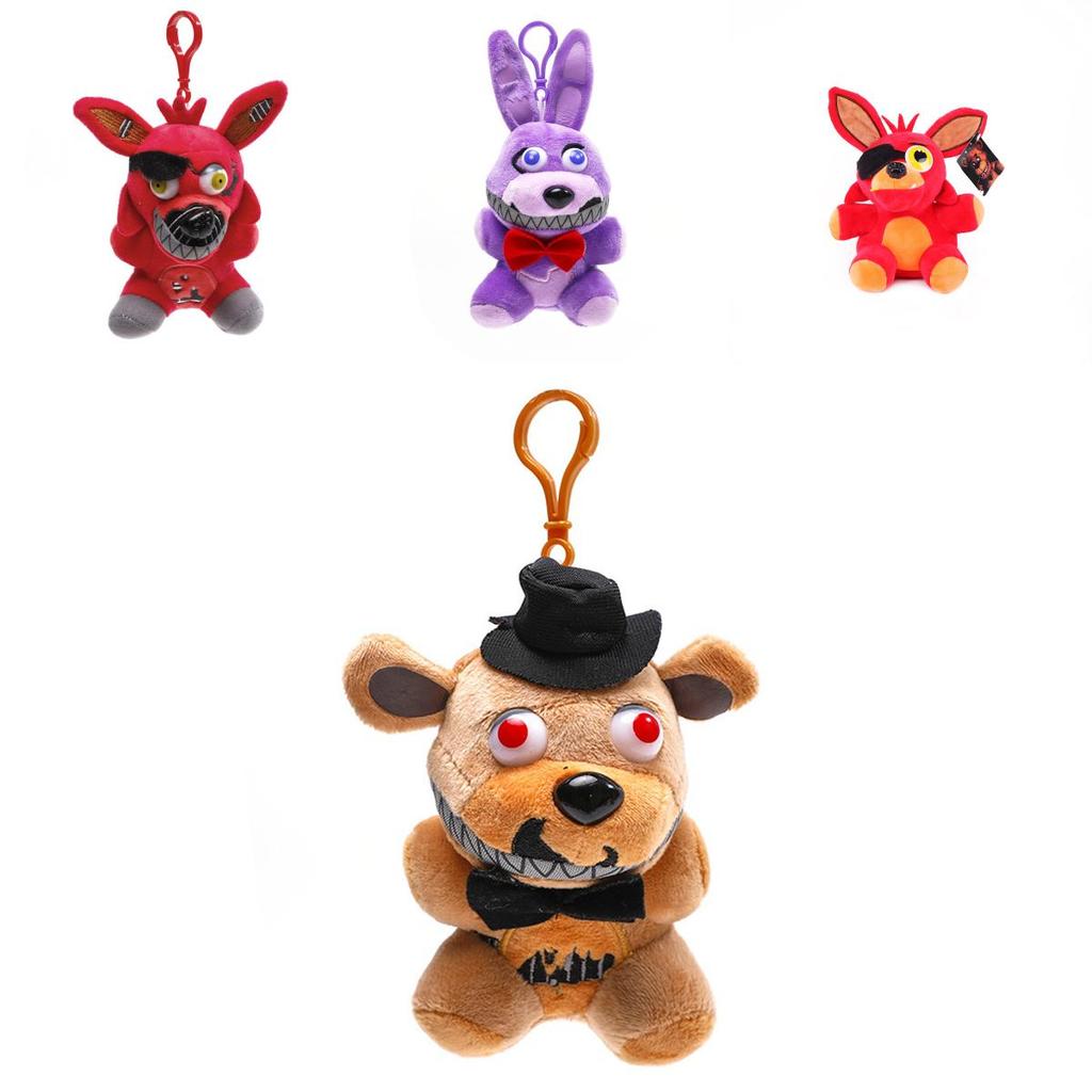 New Five Nights At Freddy's Soft Plush Keychain Doll Perfect For Kids And Collectors