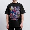 Hot Sale Anime Peripherals Demon Slayer Manga Graphic Print Short-sleeved Men Women Cotton Comfortable Soft  Loose Casual Oversized Top Summer New Tee