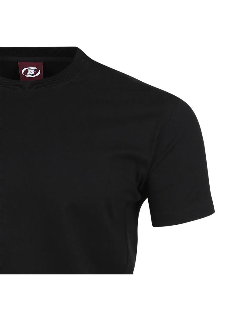 BYSEC Blankline Cotton Plain Muscle Fit Short Sleeve T-Shirt_2 Colors