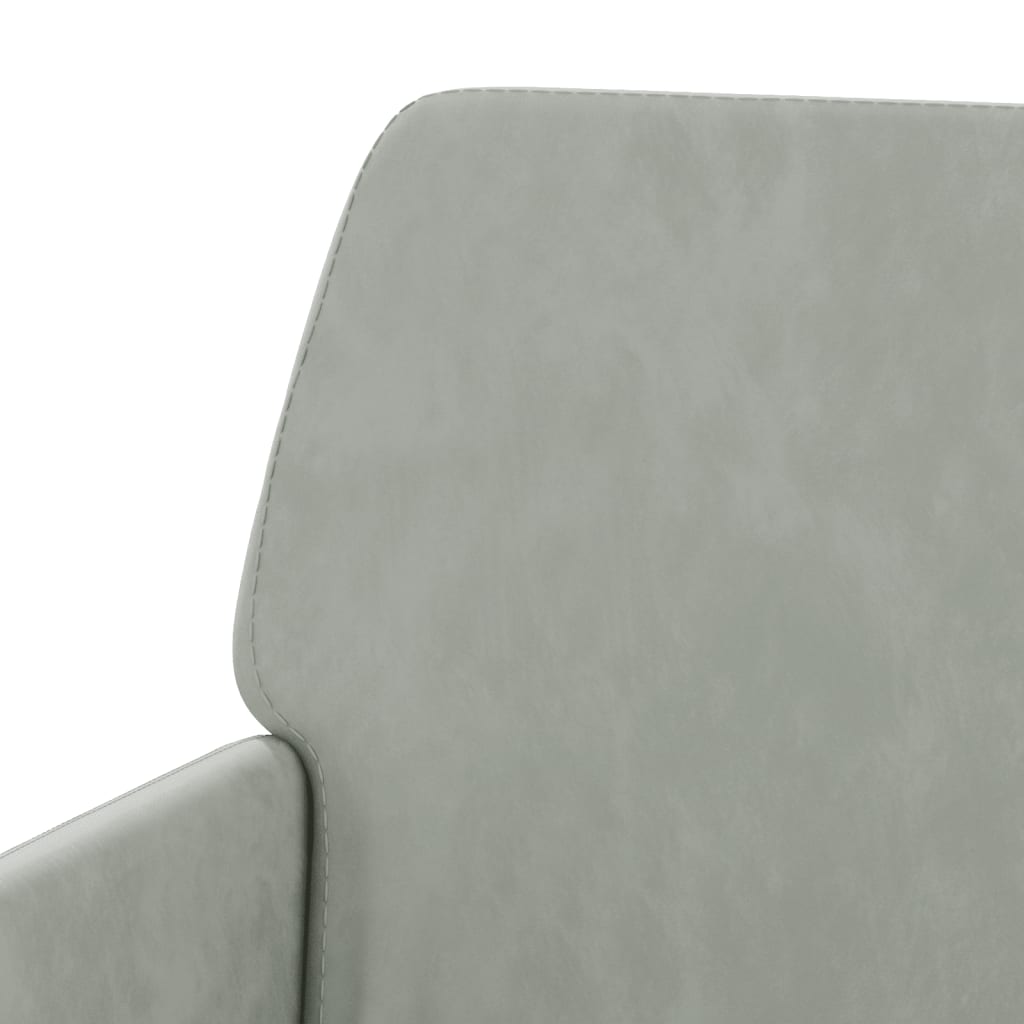 Vidaxl Bench, Light Gray, 108X79X79 Cm, Upholstered with Velvet