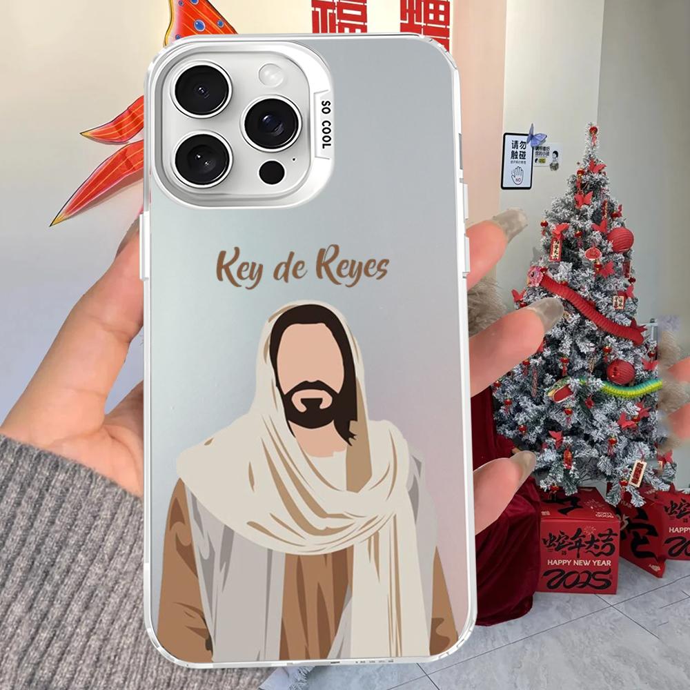 New Faith Christian Religious Jesus Clear Phone Case For iPhone 16 15 14 13 12 11ProMax X XR 87 Plus Matte Shockproof Back Cover