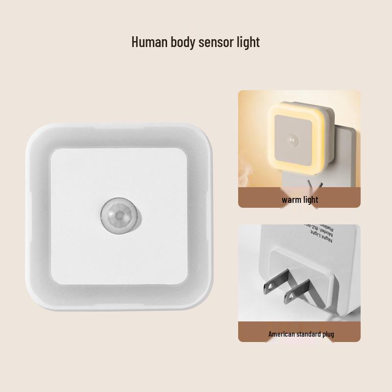 Smart LED Plug-in Night Light for Kids and Hallways
