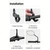Bicycles 360 Degree Rotatable Handlebars Rearview Reflector Safety Mirror Adjustable Handlebar Bikes Rear View Mirror