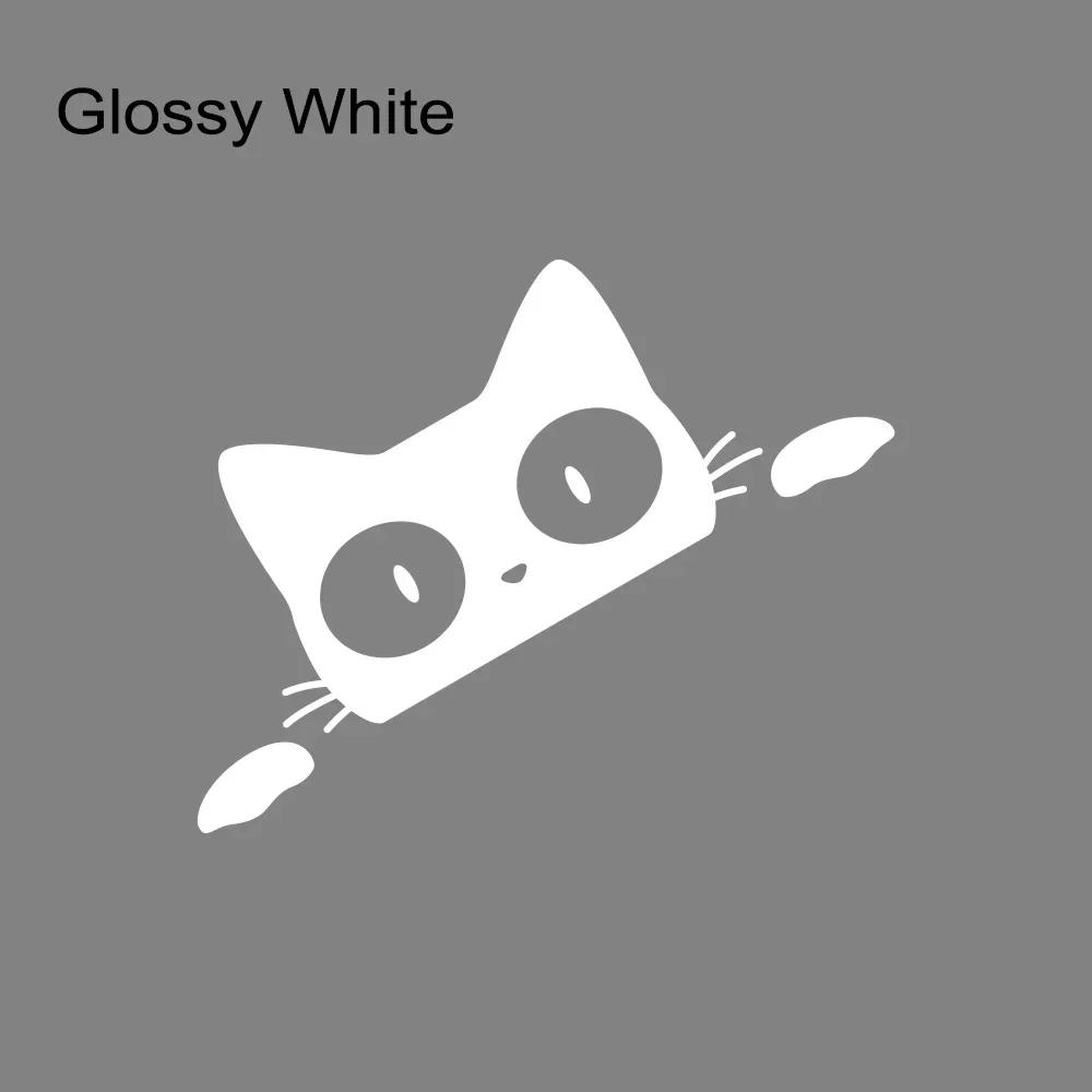 Car Sticker Motorcycle Surprise Cat Peeking Sticker Funny Vinyl Decals Waterproof Window Cute Decor Auto Accessories 12x5CM