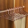 32CM Aluminum Alloy Pants Hangers Clothes Organizer Closet Dress Jeans Hanger, Anti Slip Trousers Rack Drying Rack